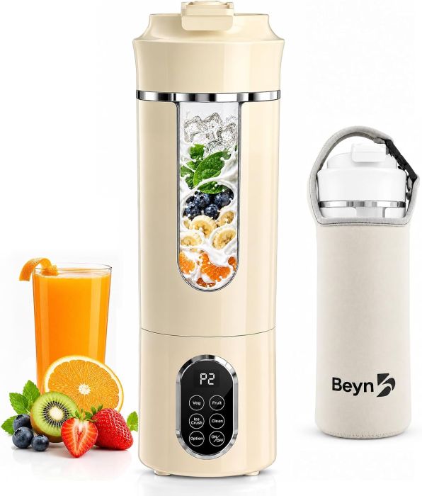 Beyn Portable Blender 530mL with 12 Stainless Steel Blades